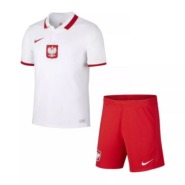 Camiseta Polonia Niño 1st 2021 Blanco